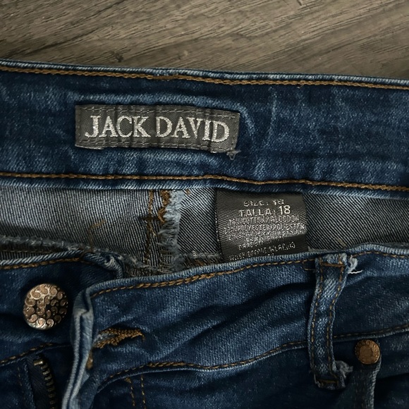 Distressed Blue Jeans - Picture 3 of 3